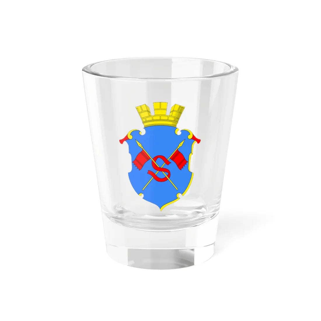 Sortavala Coat of Arms (Russia) (Coat of Arms) Shot Glass 1.5oz - Go Mug Yourself