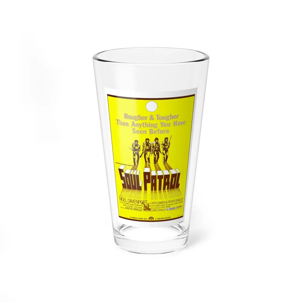 SOUL PATROL 1976 Movie Poster - Pint Glass 16oz-16oz-Go Mug Yourself