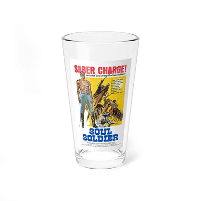 SOUL SOLDIER 1970 Movie Poster - Pint Glass 16oz-16oz-Go Mug Yourself