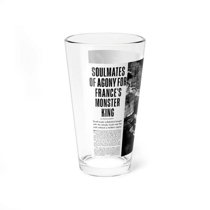 Soulmaters Of Agony For France's Monster King, New Man, June 1970 (Magazine Illustration) Pint Glass 16oz - Go Mug Yourself