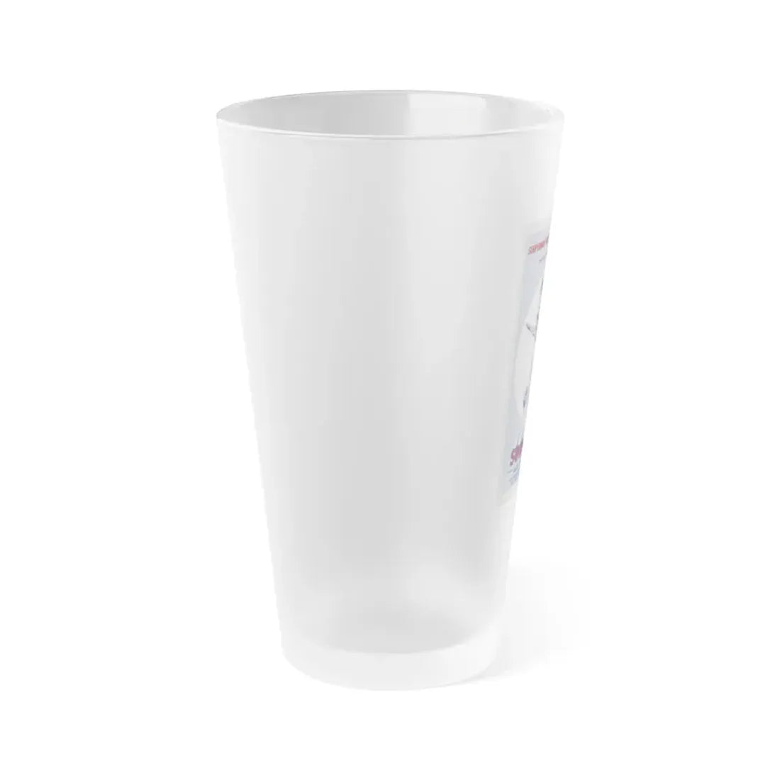 SOUPERMAN 1976 Movie Poster - Frosted Pint Glass 16oz - Go Mug Yourself
