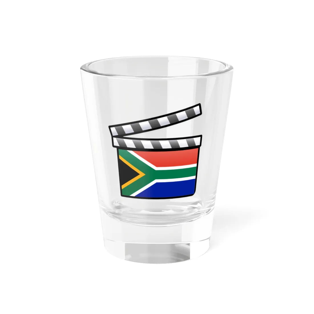 South Africa film clapperboard (South Africa) Shot Glass 1.5oz 1.5oz - Go Mug Yourself