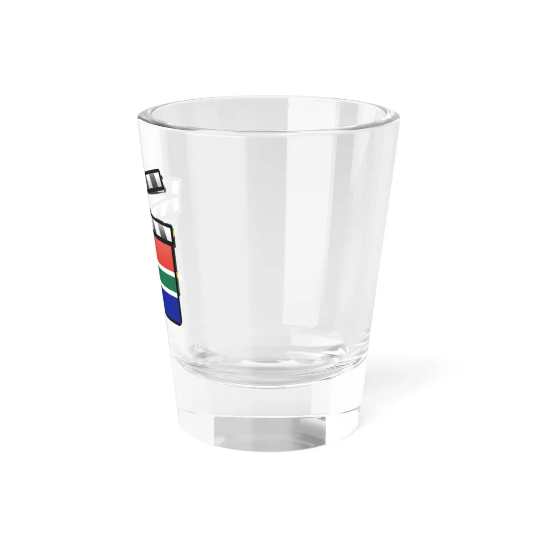 South Africa film clapperboard (South Africa) Shot Glass 1.5oz - Go Mug Yourself