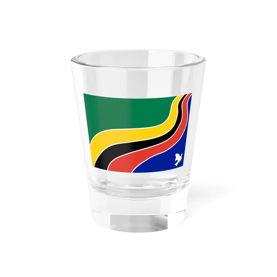 South Africa Flag Designs Nov 1993 5 (South Africa) Shot Glass 1.5oz 1.5oz - Go Mug Yourself
