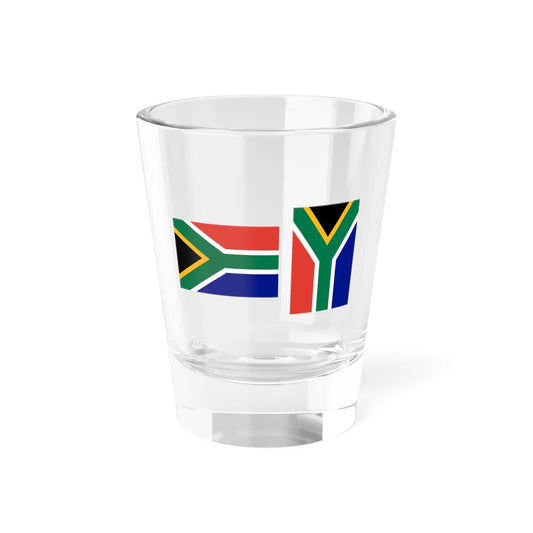 South Africa flag horizontal and vertical (South Africa) Shot Glass 1.5oz 1.5oz - Go Mug Yourself