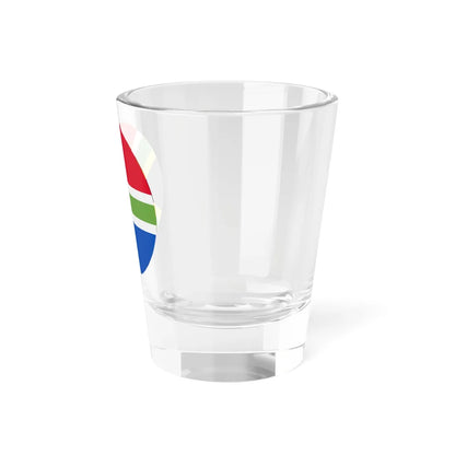 South-africa flag icon round (South Africa) Shot Glass 1.5oz - Go Mug Yourself