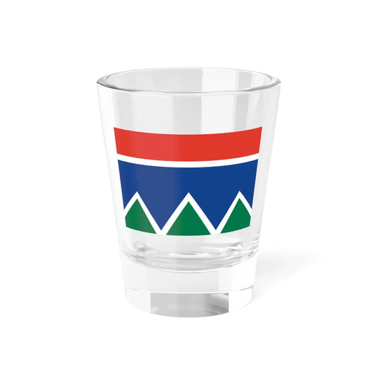 South Africa Flag Proposals 1993 Shortlist No.2 (South Africa) Shot Glass 1.5oz 1.5oz - Go Mug Yourself