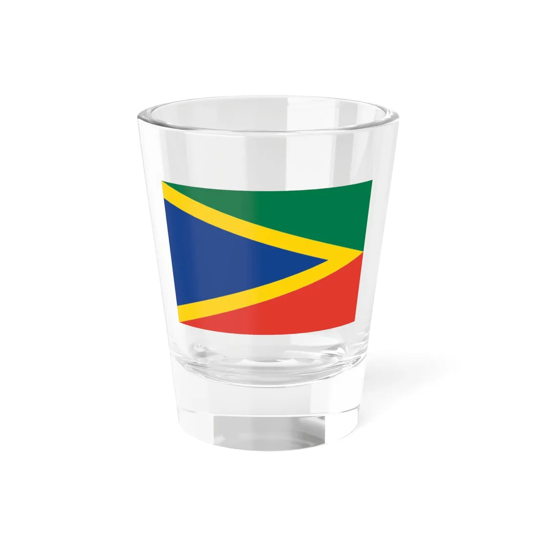 South Africa Flag Proposals 1993 Shortlist No.3 (South Africa) Shot Glass 1.5oz 1.5oz - Go Mug Yourself