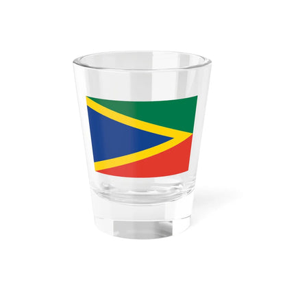 South Africa Flag Proposals 1993 Shortlist No.3 (South Africa) Shot Glass 1.5oz 1.5oz - Go Mug Yourself