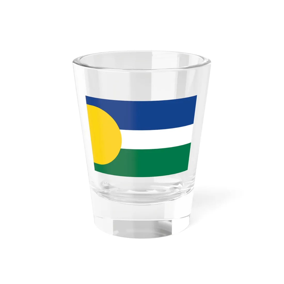 South Africa Flag Proposals 1993 Shortlist No.4 (South Africa) Shot Glass 1.5oz 1.5oz - Go Mug Yourself