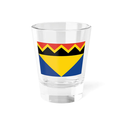South Africa Flag Proposals 1993 Shortlist No.5 (South Africa) Shot Glass 1.5oz 1.5oz - Go Mug Yourself
