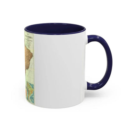 South America (1921) (Map) Accent Coffee Mug - Go Mug Yourself