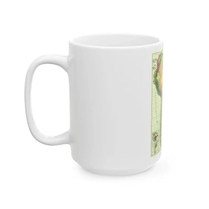 South America (1921) (Map) White Coffee Mug - Go Mug Yourself
