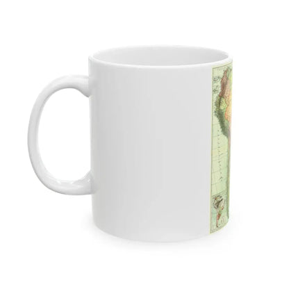 South America (1921) (Map) White Coffee Mug - Go Mug Yourself
