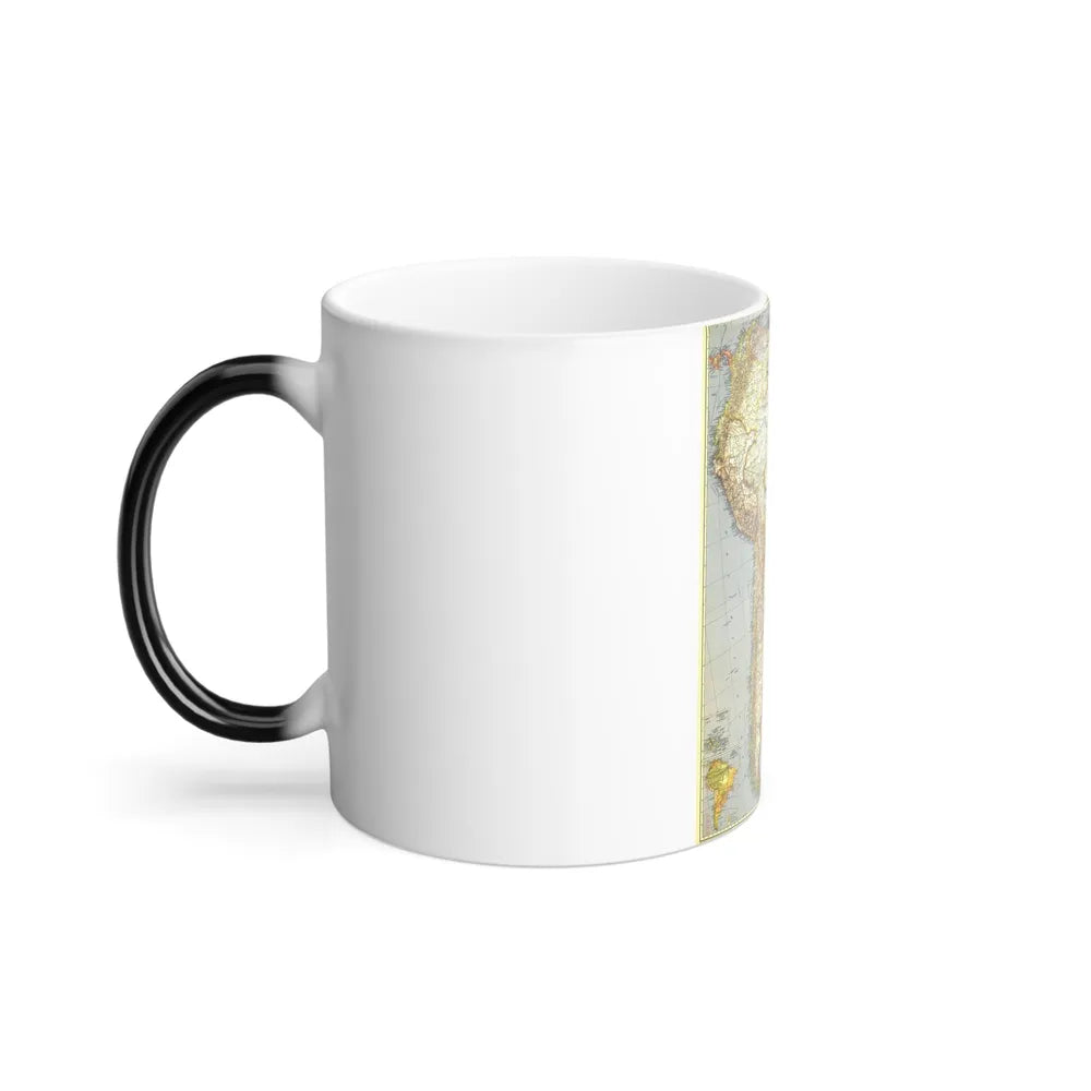 South America (1937) (Map) Color Changing Mug 11oz-Go Mug Yourself