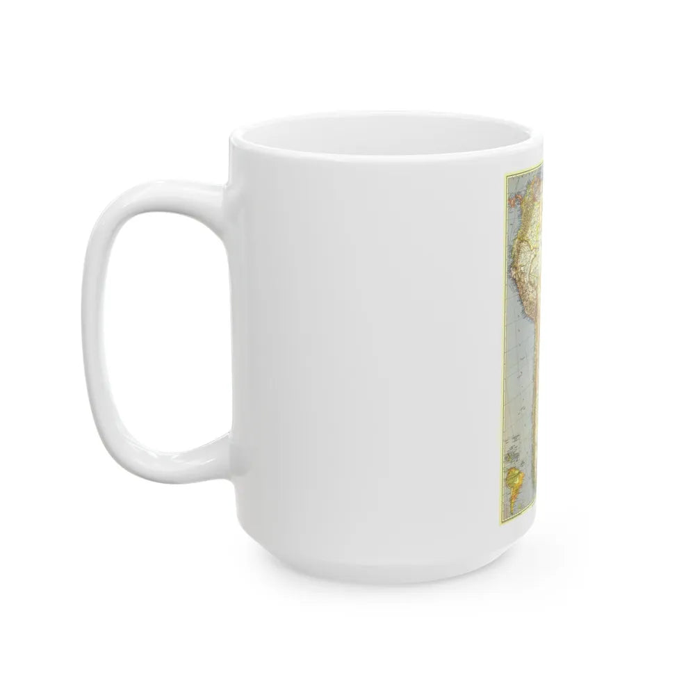 South America (1937) (Map) White Coffee Mug-Go Mug Yourself