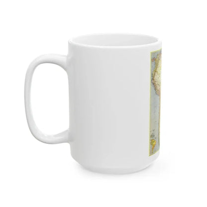 South America (1937) (Map) White Coffee Mug - Go Mug Yourself