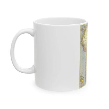 South America (1937) (Map) White Coffee Mug-Go Mug Yourself