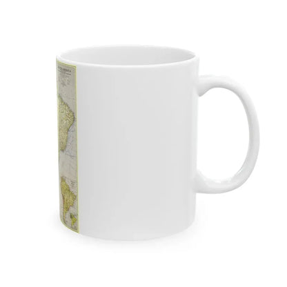 South America (1937) (Map) White Coffee Mug - Go Mug Yourself