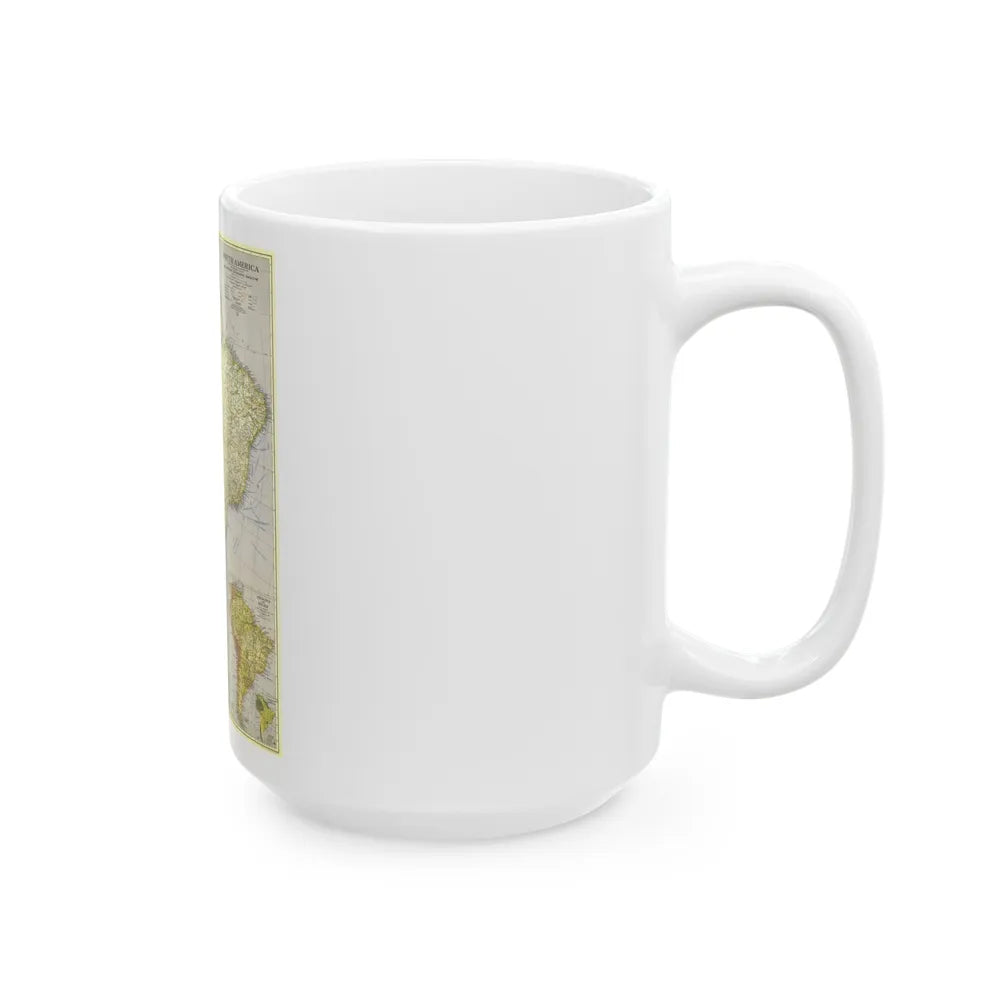 South America (1937) (Map) White Coffee Mug-Go Mug Yourself