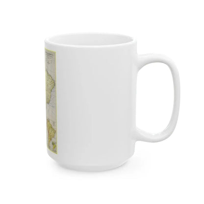 South America (1937) (Map) White Coffee Mug-Go Mug Yourself