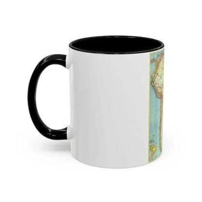 South America (1942) (Map) Accent Coffee Mug - Go Mug Yourself