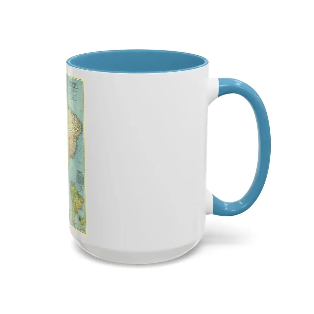South America (1942) (Map) Accent Coffee Mug - Go Mug Yourself