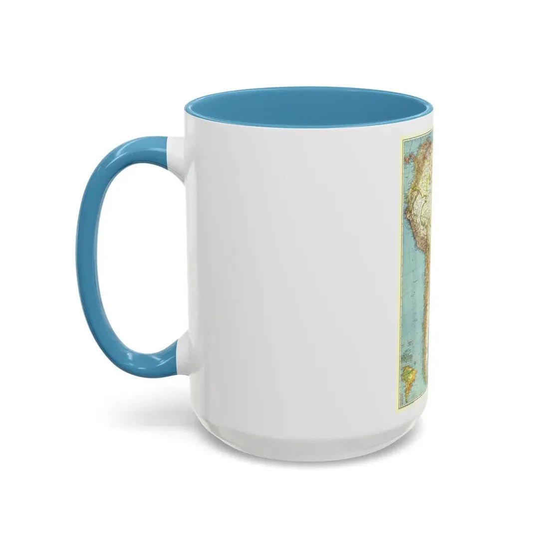 South America (1942) (Map) Accent Coffee Mug - Go Mug Yourself