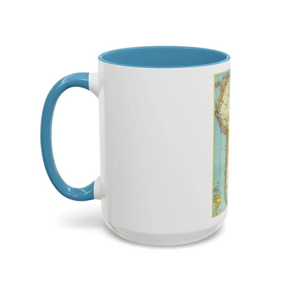 South America (1942) (Map) Accent Coffee Mug - Go Mug Yourself