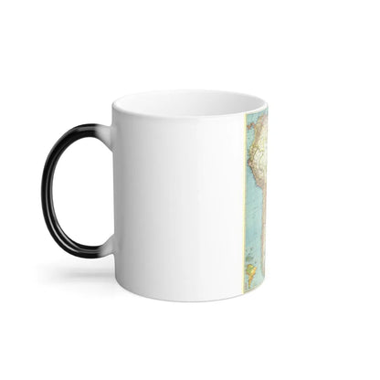 South America (1942) (Map) Color Changing Mug 11oz-Go Mug Yourself