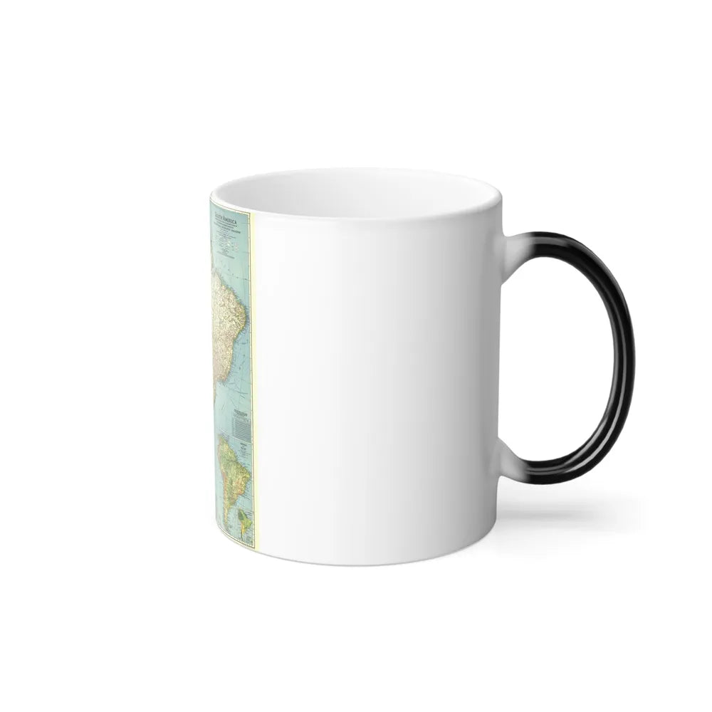 South America (1942) (Map) Color Changing Mug 11oz-Go Mug Yourself