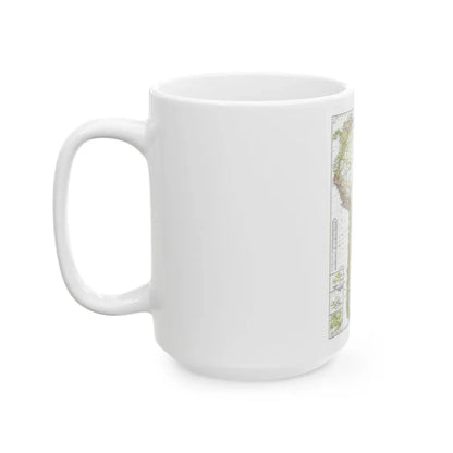 South America (1950) (Map) White Coffee Mug - Go Mug Yourself