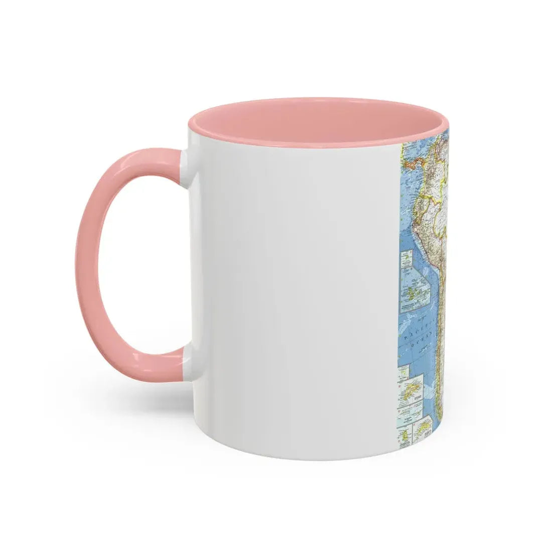 South America (1960) (Map) Accent Coffee Mug - Go Mug Yourself