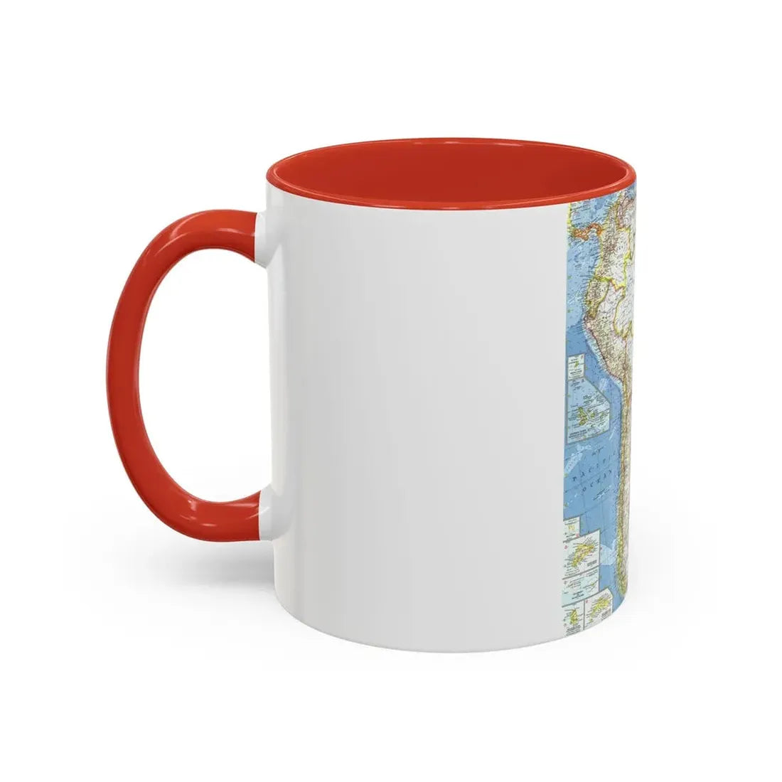 South America (1960) (Map) Accent Coffee Mug - Go Mug Yourself