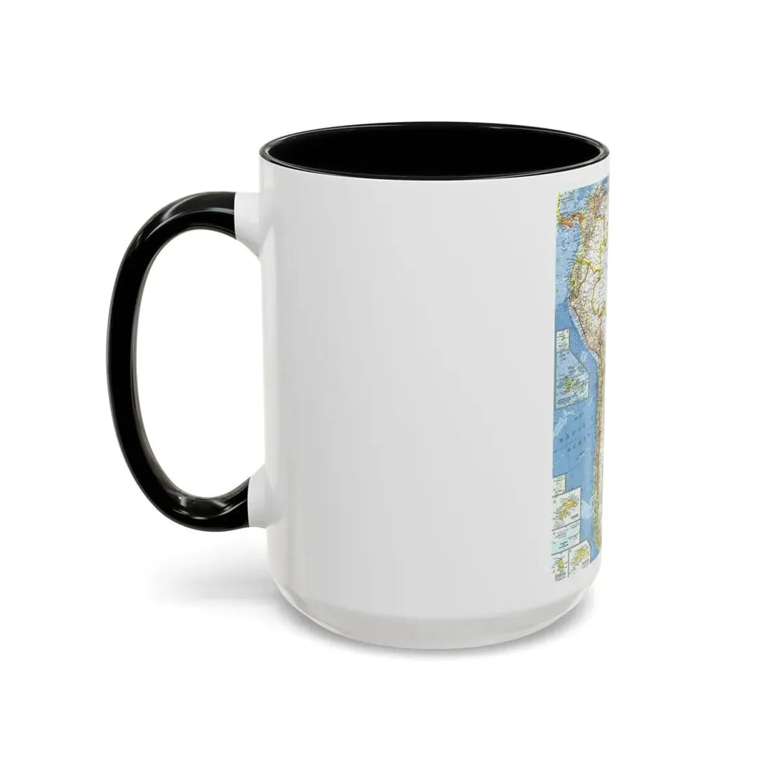 South America (1960) (Map) Accent Coffee Mug - Go Mug Yourself