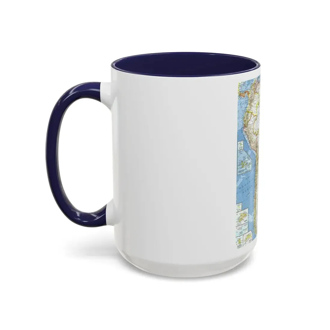 South America (1960) (Map) Accent Coffee Mug - Go Mug Yourself