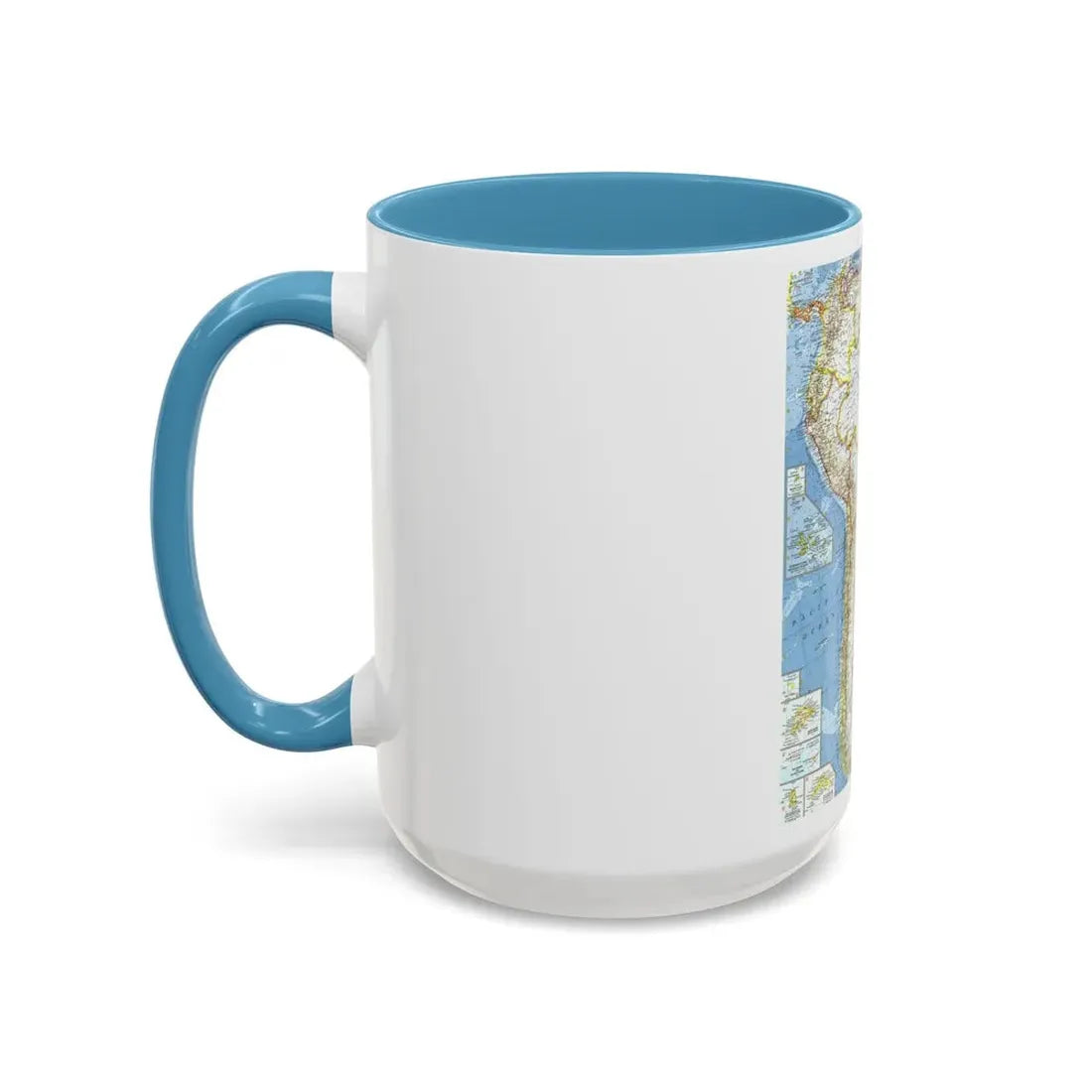 South America (1960) (Map) Accent Coffee Mug - Go Mug Yourself
