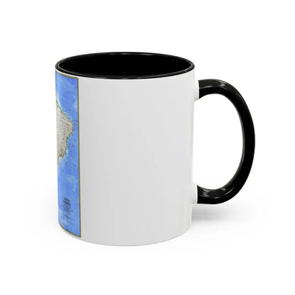 South America (1972) (Map) Accent Coffee Mug - Go Mug Yourself