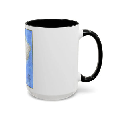 South America (1972) (Map) Accent Coffee Mug - Go Mug Yourself