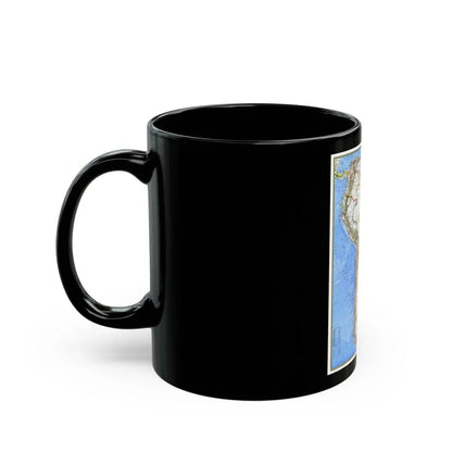 South America (1972) (Map) Black Coffee Mug - Go Mug Yourself