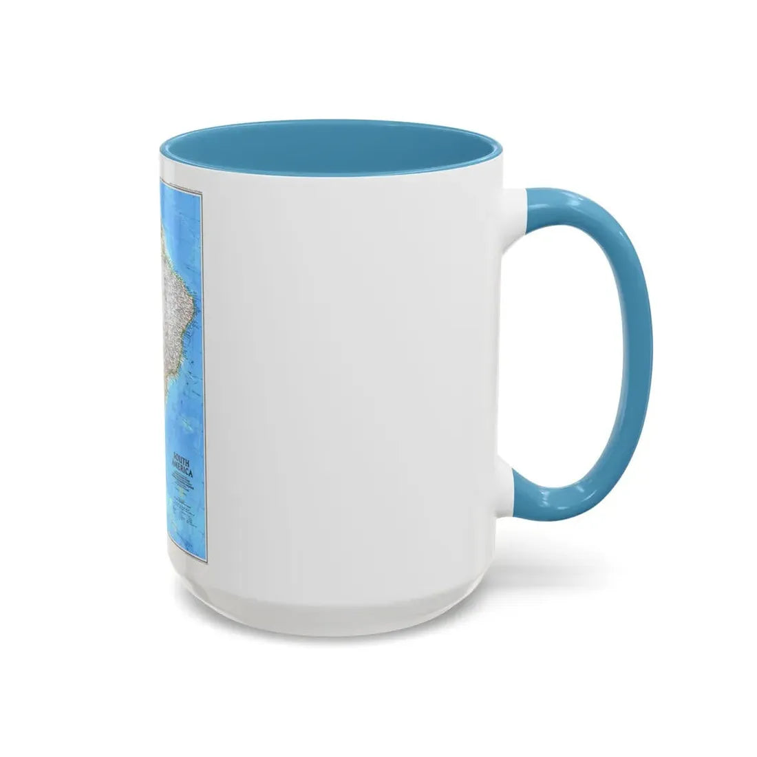 South America (1992) (Map) Accent Coffee Mug - Go Mug Yourself