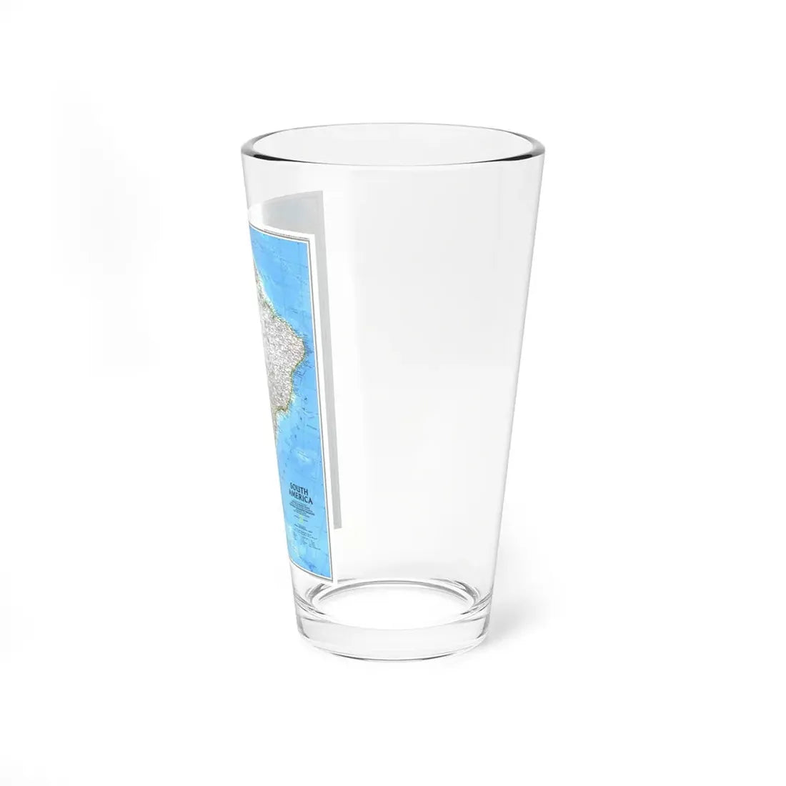 South America (1992) (Map) Pint Glass 16oz - Go Mug Yourself