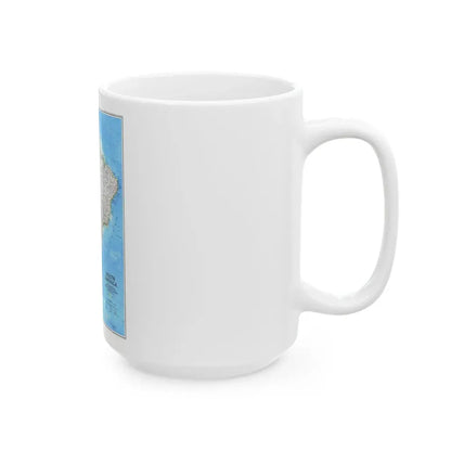 South America (1992) (Map) White Coffee Mug - Go Mug Yourself