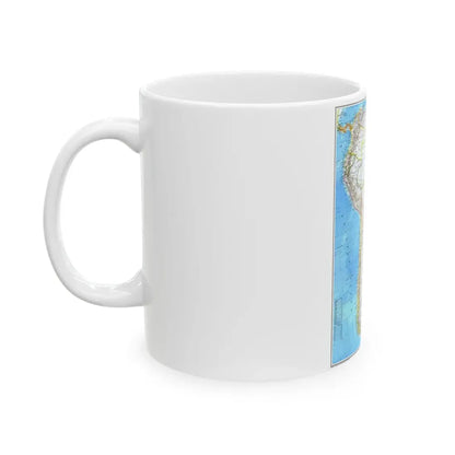 South America (1992) (Map) White Coffee Mug - Go Mug Yourself
