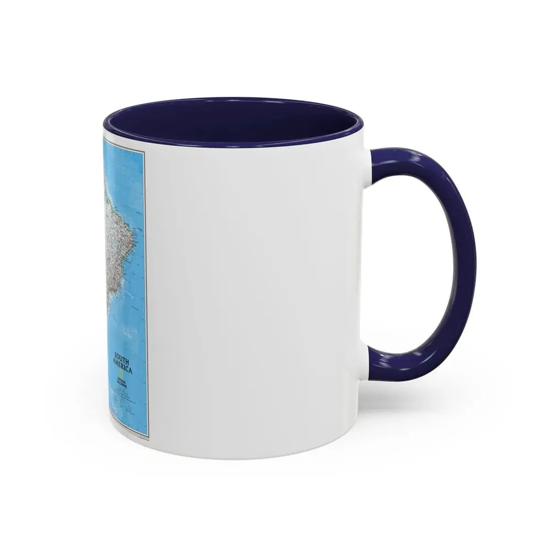South America (2007) (Map) Accent Coffee Mug - Go Mug Yourself