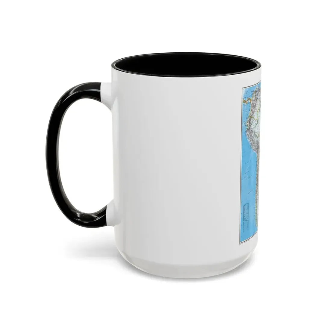 South America (2007) (Map) Accent Coffee Mug - Go Mug Yourself