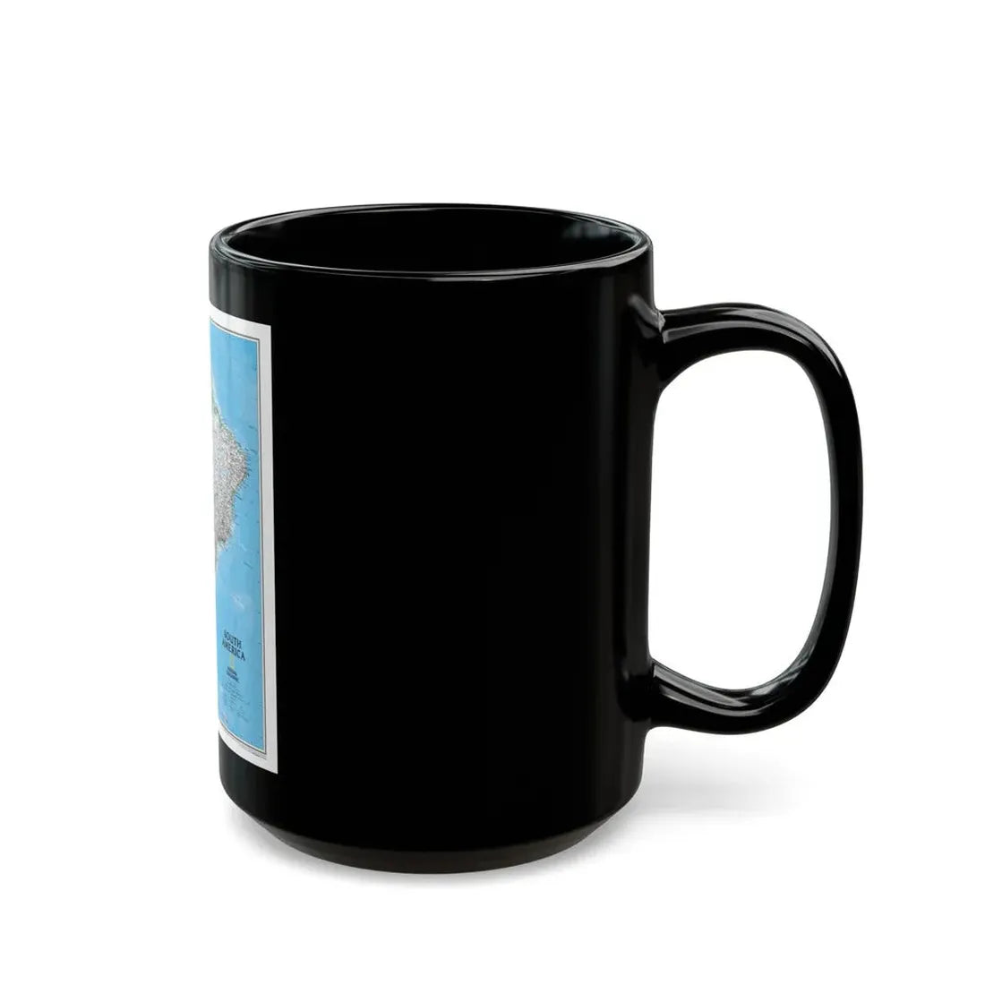 South America (2007) (Map) Black Coffee Mug - Go Mug Yourself