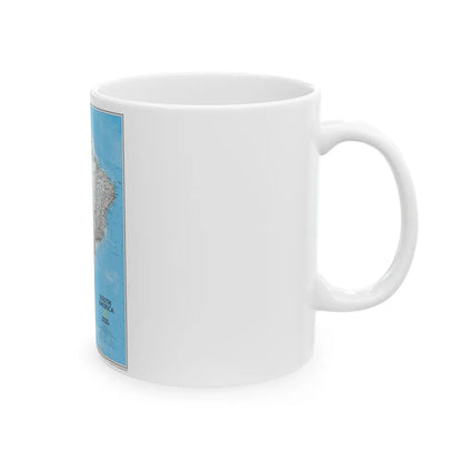 South America (2007) (Map) White Coffee Mug-Go Mug Yourself