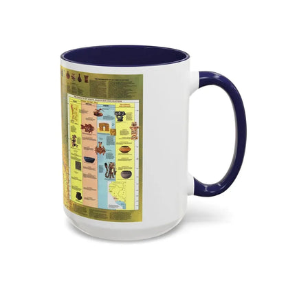 South America - Archaeology (1982) (Map) Accent Coffee Mug - Go Mug Yourself
