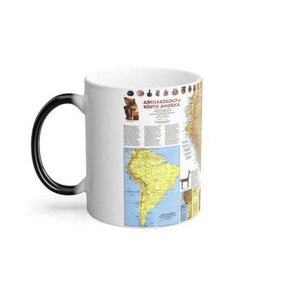 South America - Archaeology (1982) (Map) Color Changing Mug 11oz-Go Mug Yourself